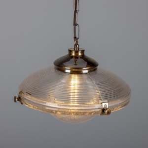 Ozark Victorian Vintage Glass Pendant Light 33cm